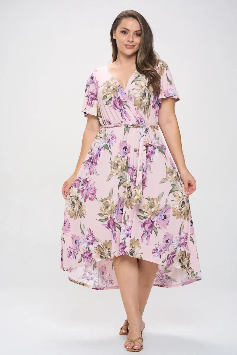 Georgia Plus Size Wrap Dress