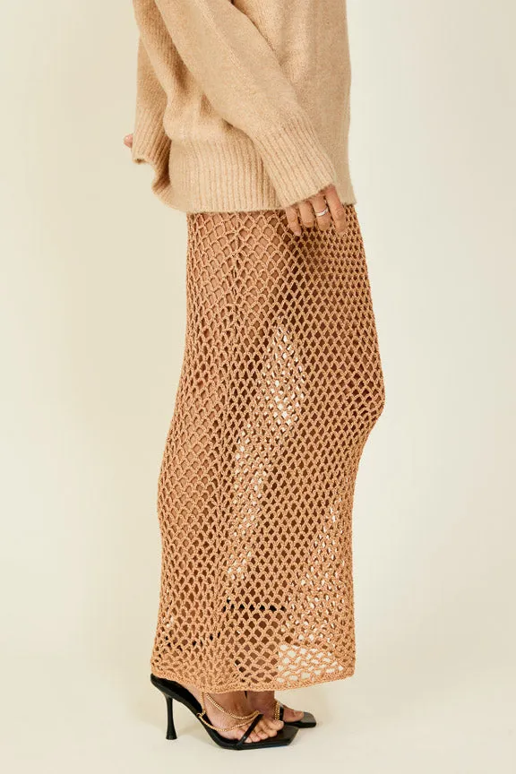 Glimmer Skirt Bronze