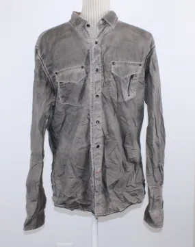 GUESS MENS DRESS SHIRT MEDIUM PRE-LOVED