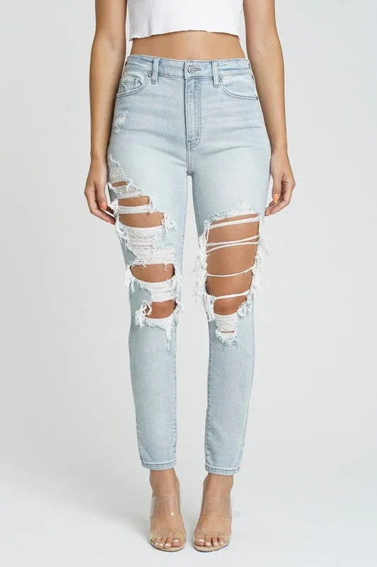 High Rise Skinny Ankle Jean