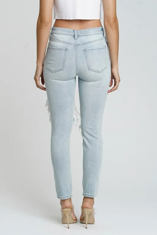 High Rise Skinny Ankle Jean