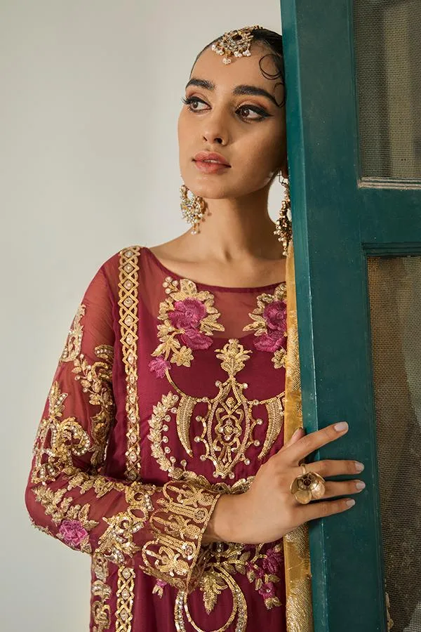 Imrozia Premium Sooraj Garh Chiffon Collection 2021 – I-144 Roshina