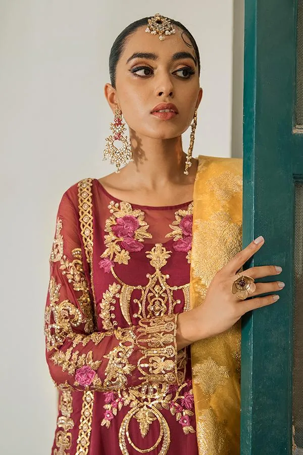 Imrozia Premium Sooraj Garh Chiffon Collection 2021 – I-144 Roshina