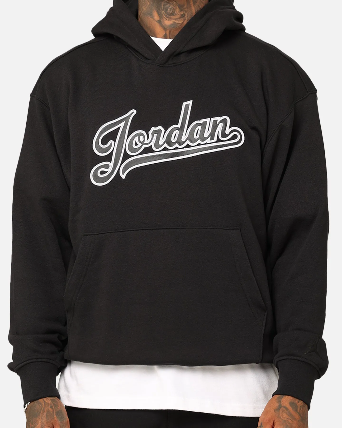 Jordan Flight MVP Fleece Pullover Hoodie Black