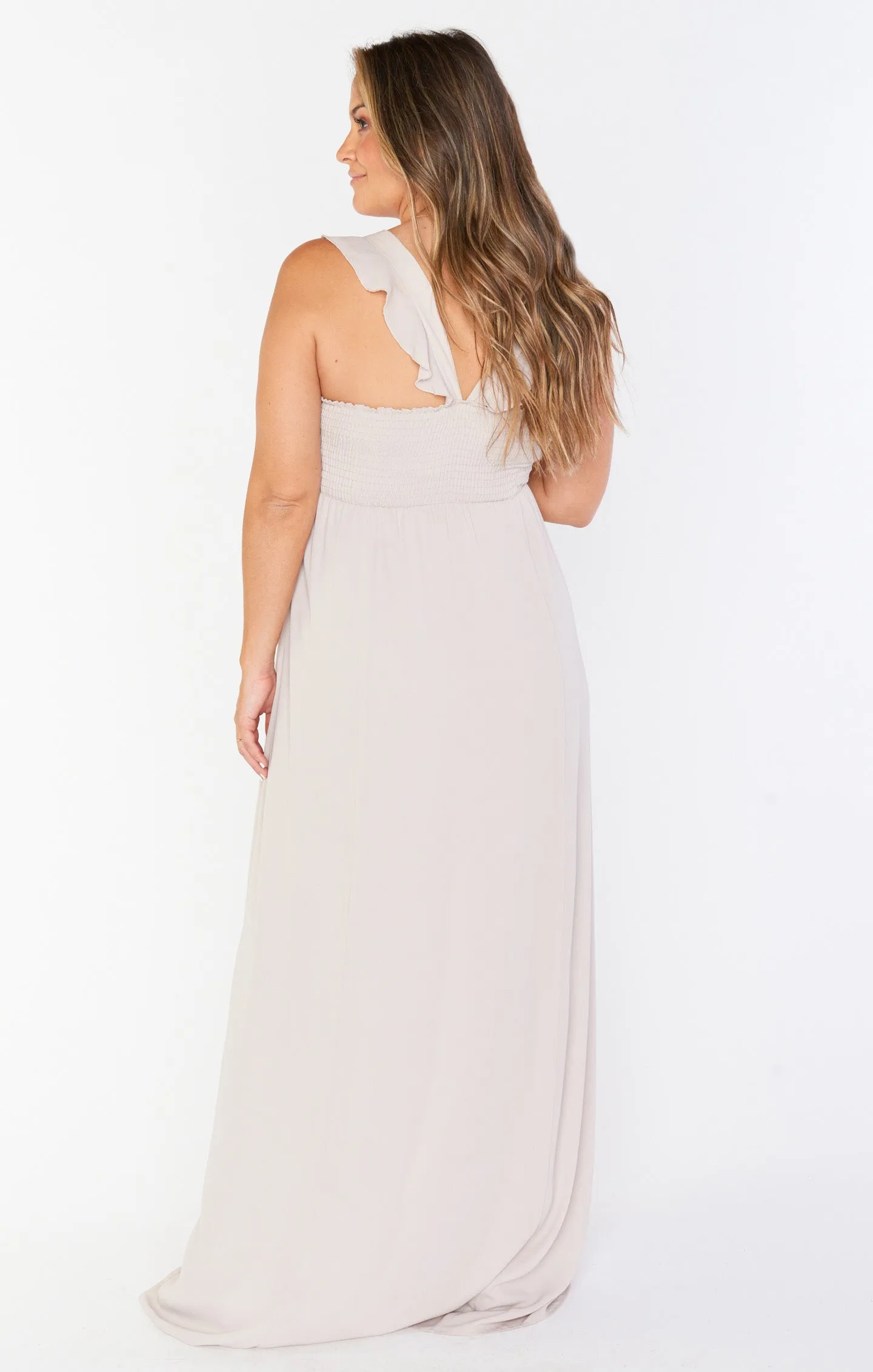 June Maxi Dress ~ Show Me the Ring Crisp