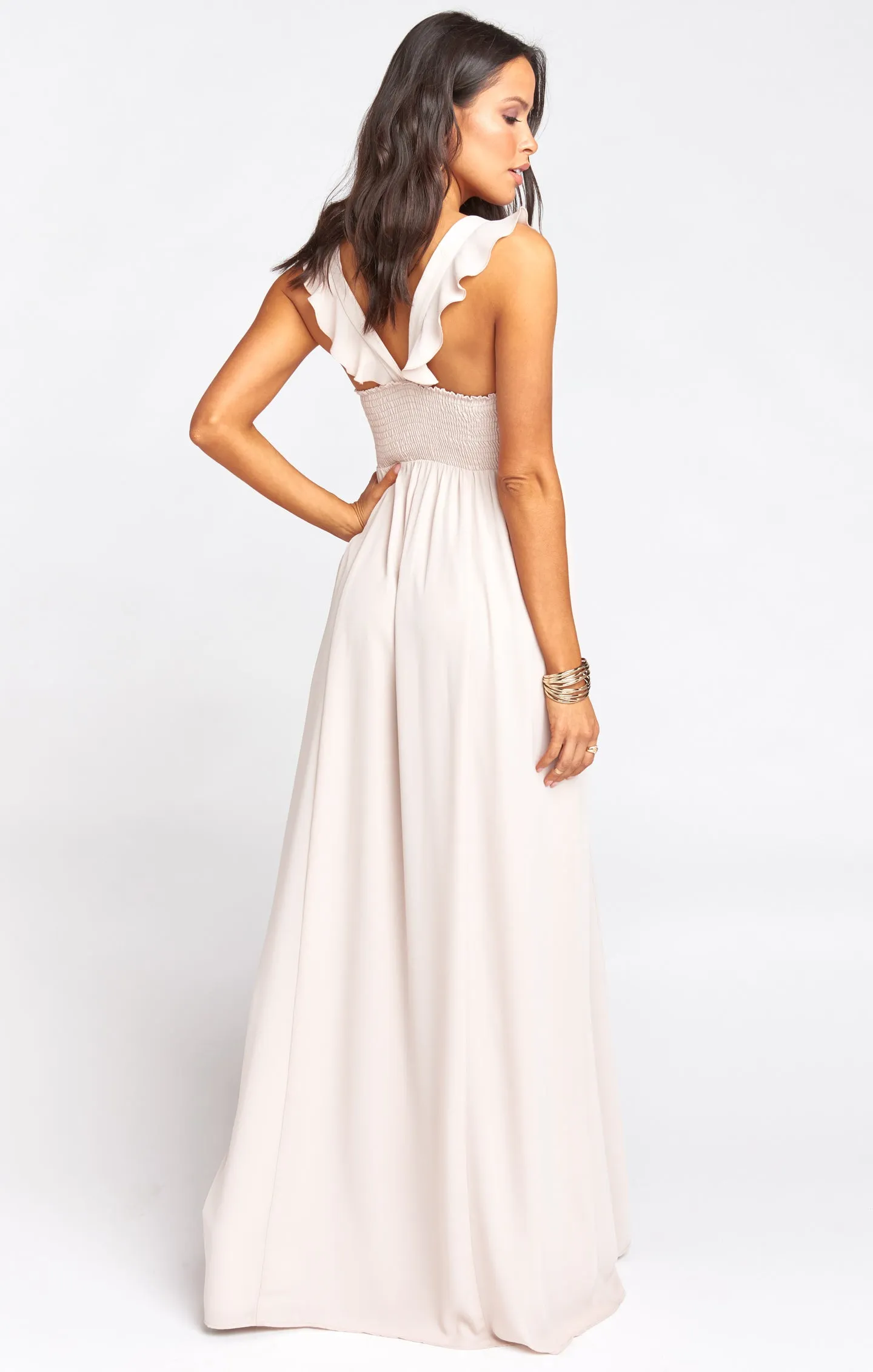 June Maxi Dress ~ Show Me the Ring Crisp