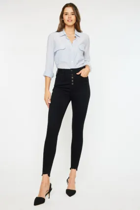 KanCan High Rise Super Skinny Black Jeans