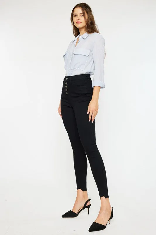 KanCan High Rise Super Skinny Black Jeans