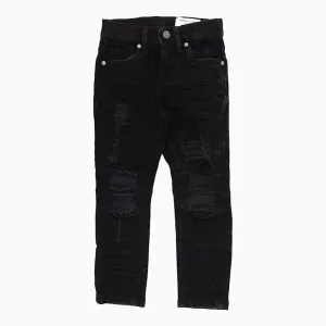 Kid's Little Washed Up Denim Slim Jean Pant