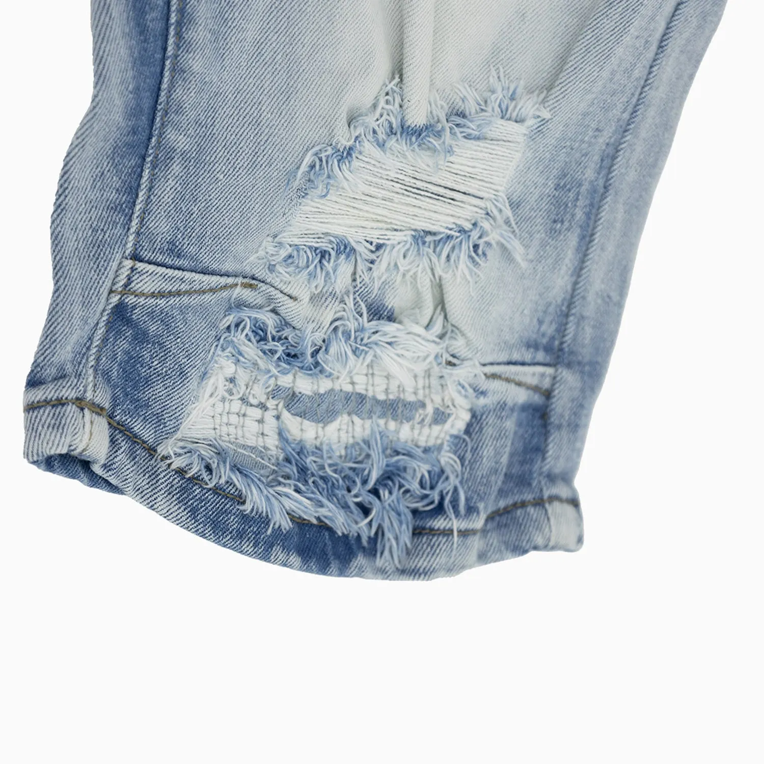 Kid's Washed Up Denim Jeans Shorts