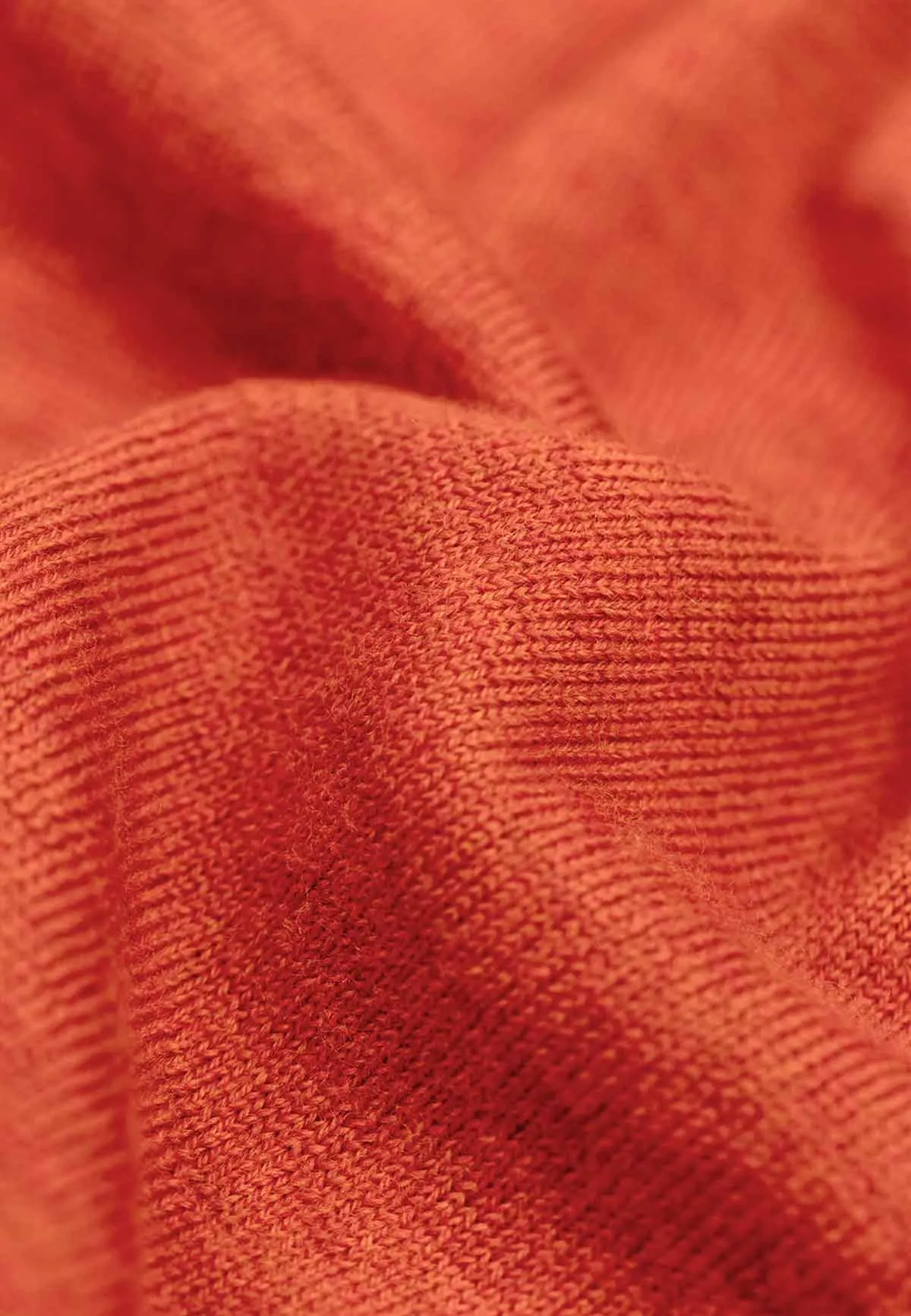 KNIT SHIRT BURNED ORANGE