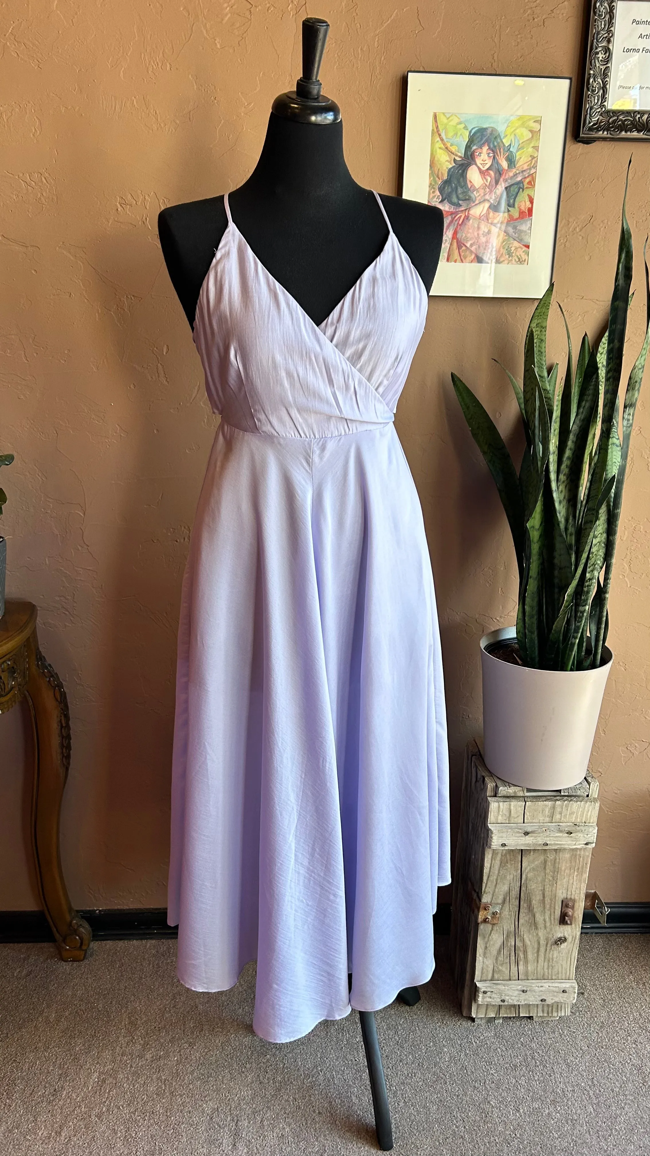 Lavender Special Occasion Mid Length Dress