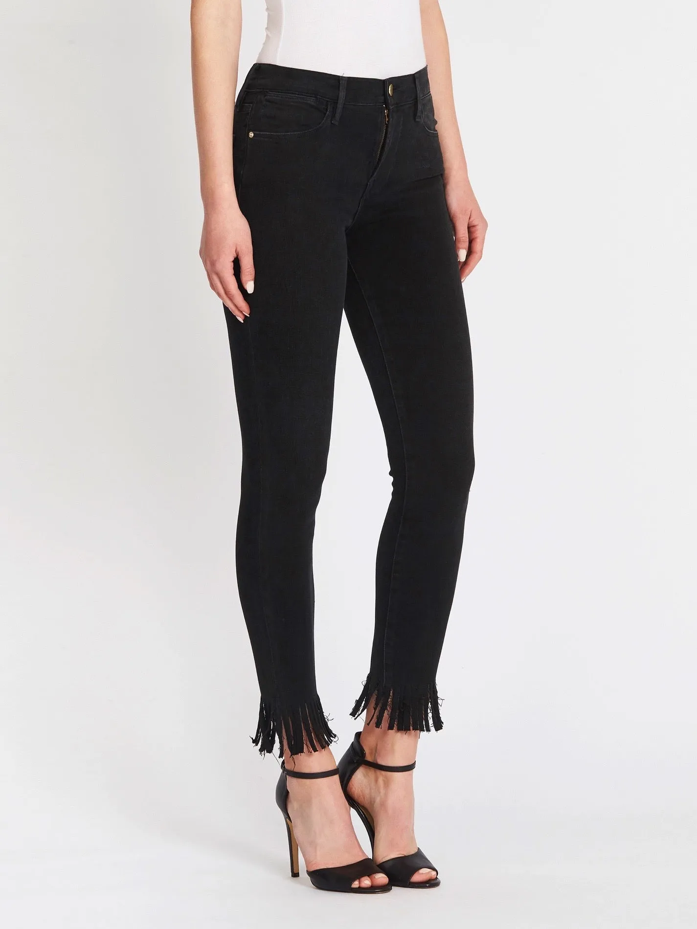 Le High Skinny Fringe Jean