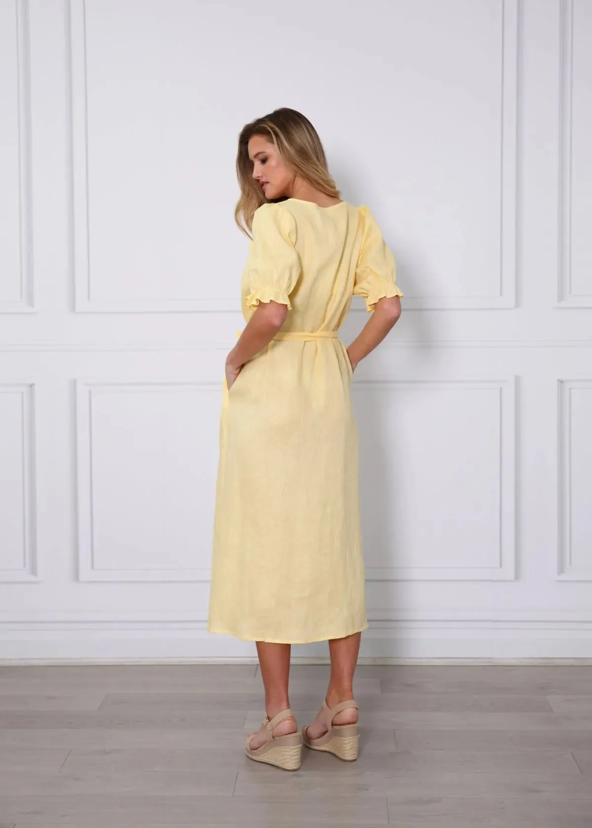 LEONI AUSTRALIA Elka Dress Yellow