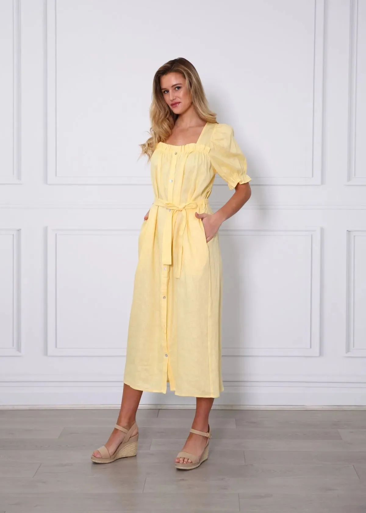 LEONI AUSTRALIA Elka Dress Yellow