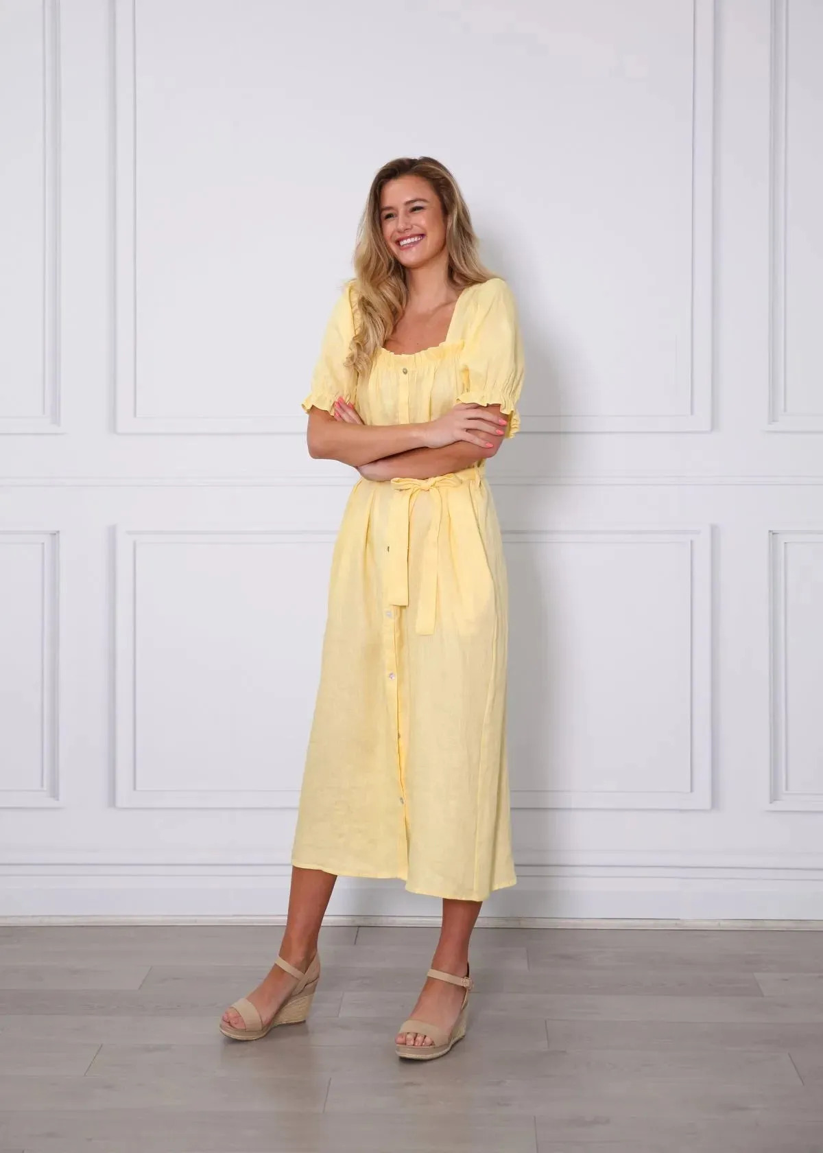 LEONI AUSTRALIA Elka Dress Yellow