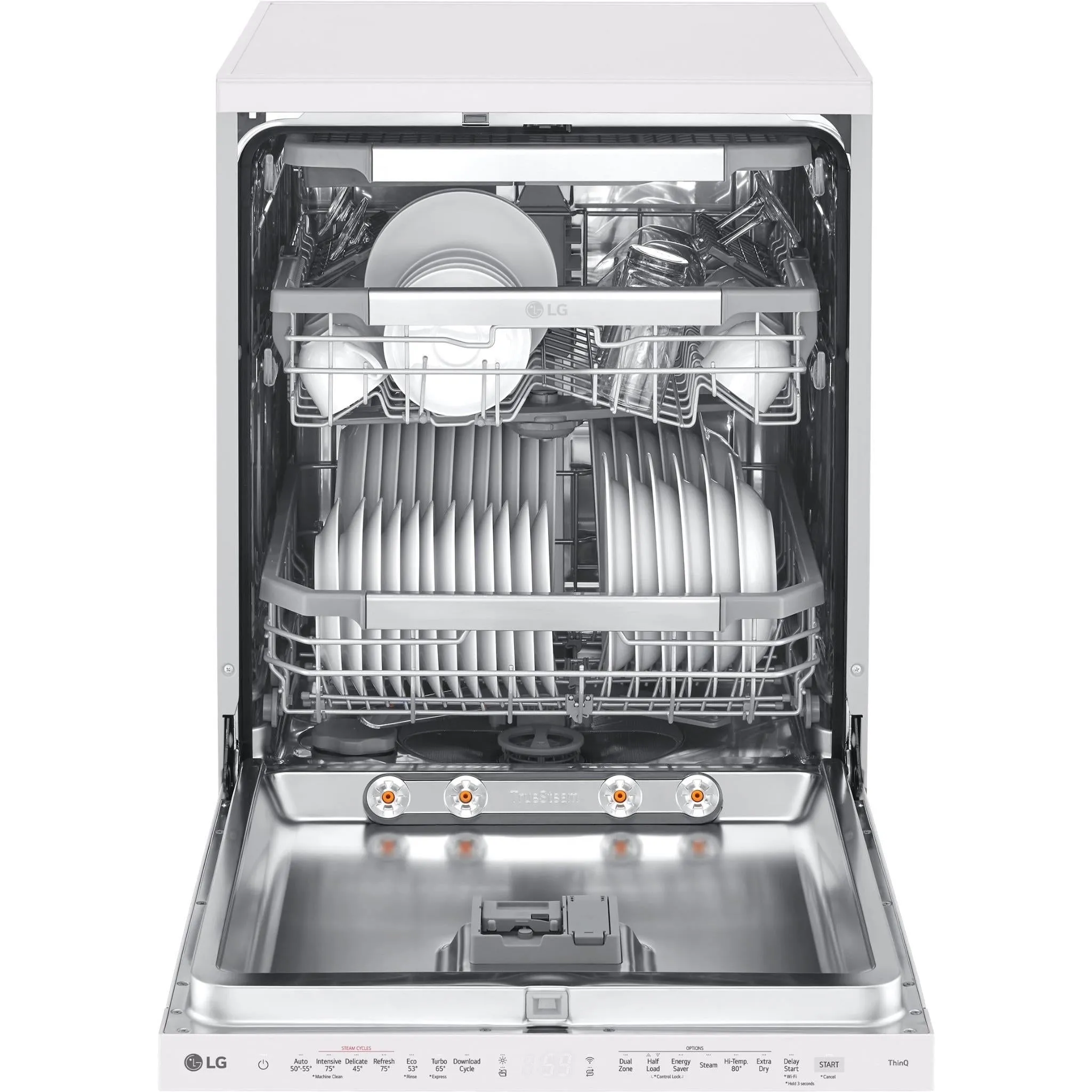 LG XDA3A25MW 15 Place QuadWash® Freestanding Dishwasher (Matte White)