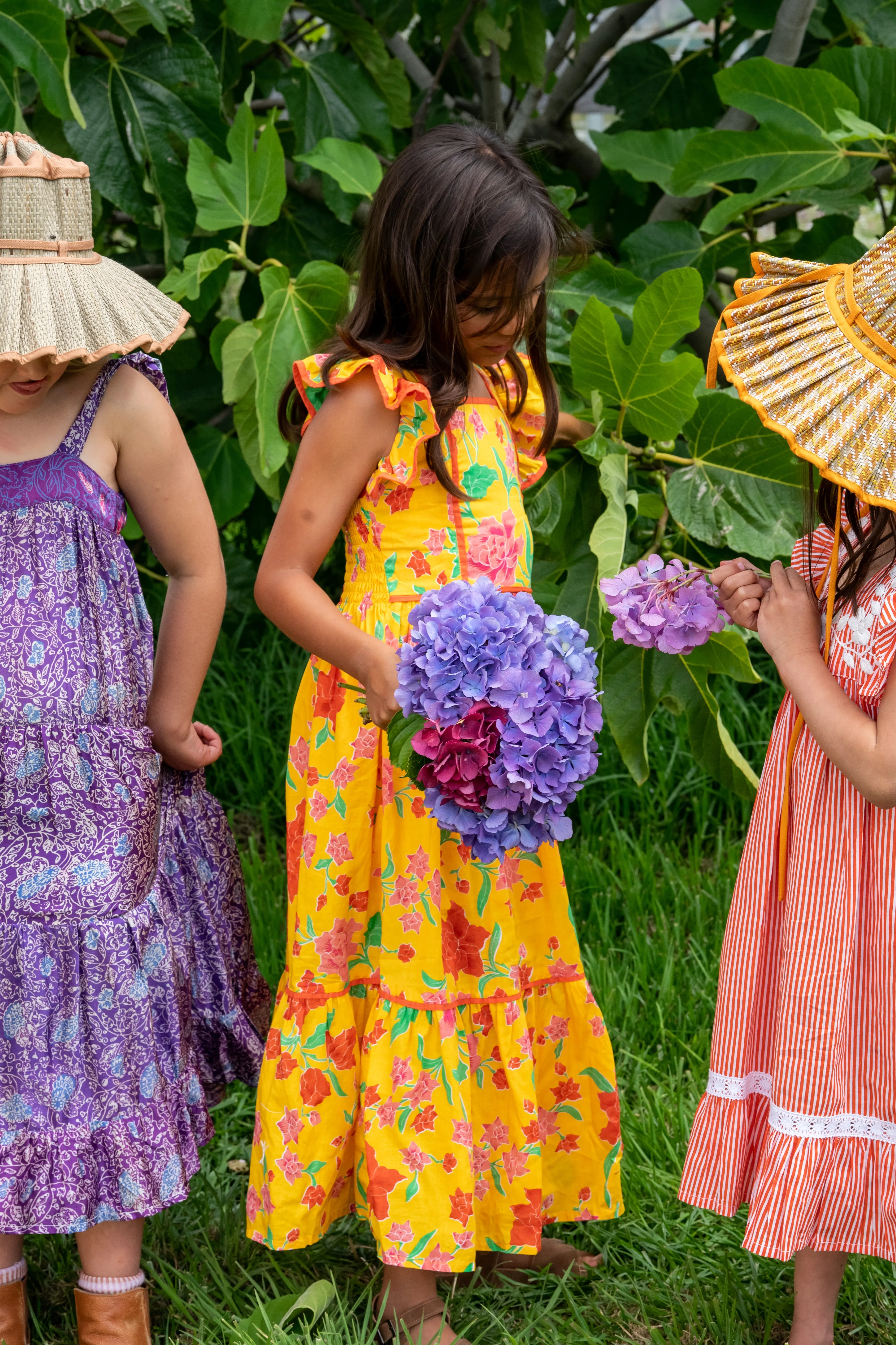 Lilas Dress Lemon Floral