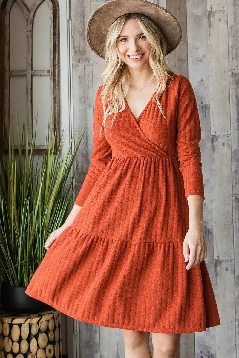 Long Sleeve Knit Dress