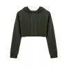 Loyally Elegant Crop Hoodie