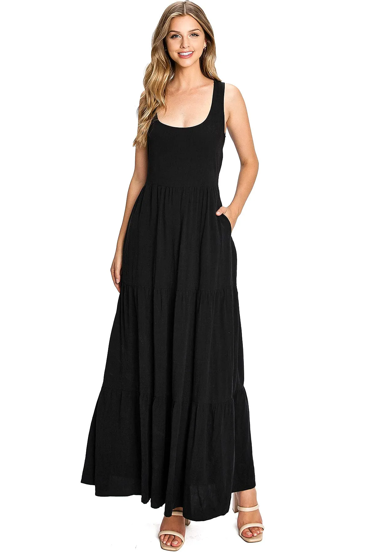 Luxe Linen Maxi Dress