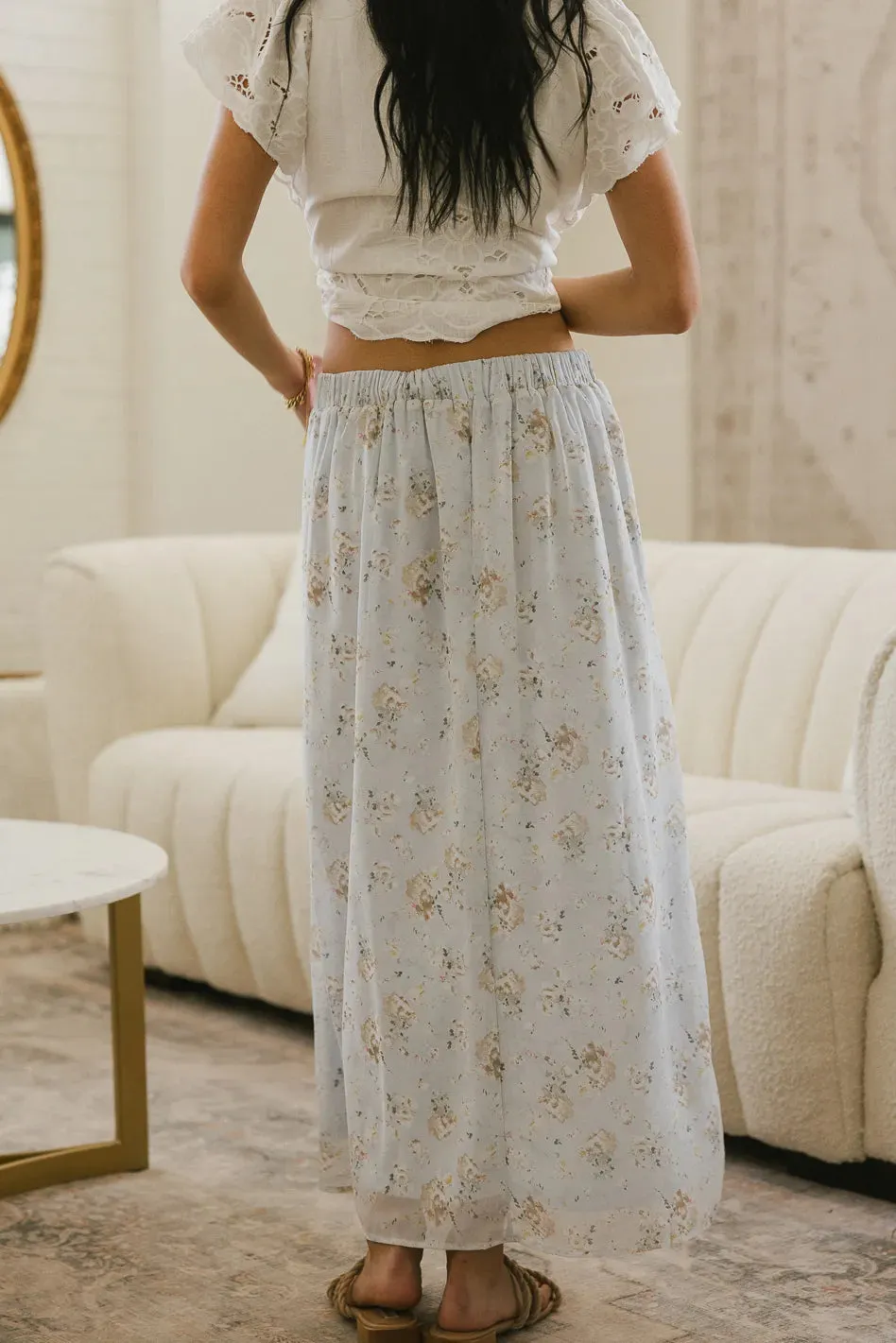 Luz Floral Maxi Skirt