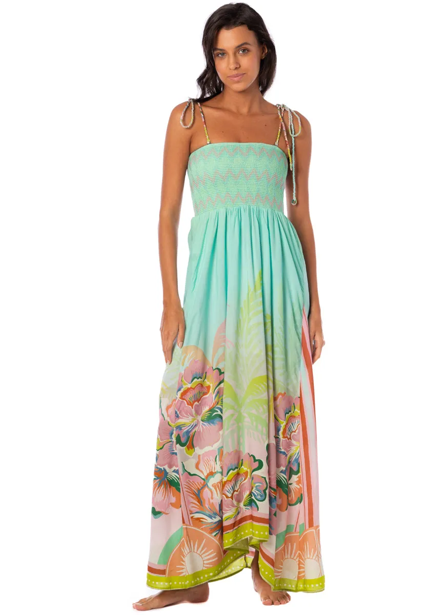 Maaji Mint Sunset Witched Long Dress