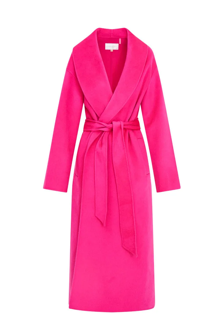 Mahika Wool-Cashmere Wrap Coat