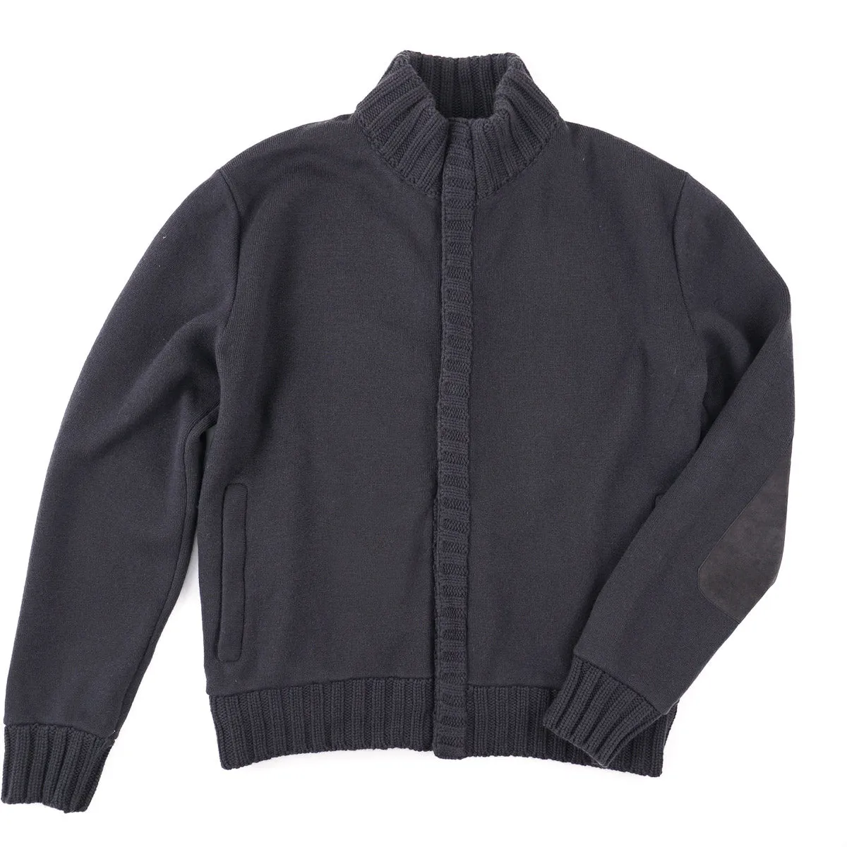 Manrico Knit Cashmere Bomber Jacket