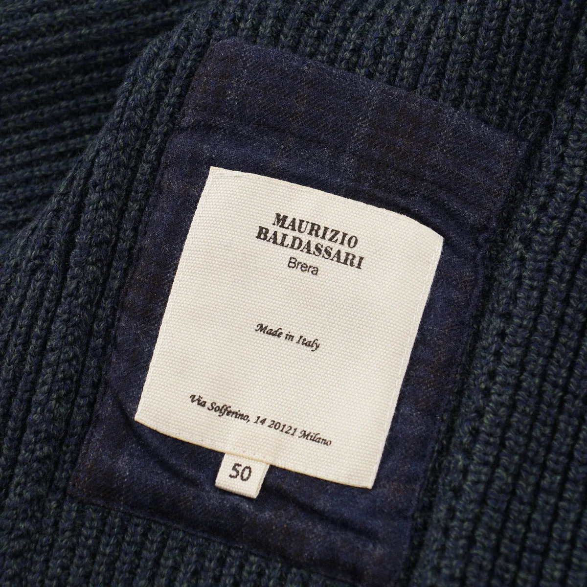 Maurizio Baldassari Knit Wool Sweater-Blazer