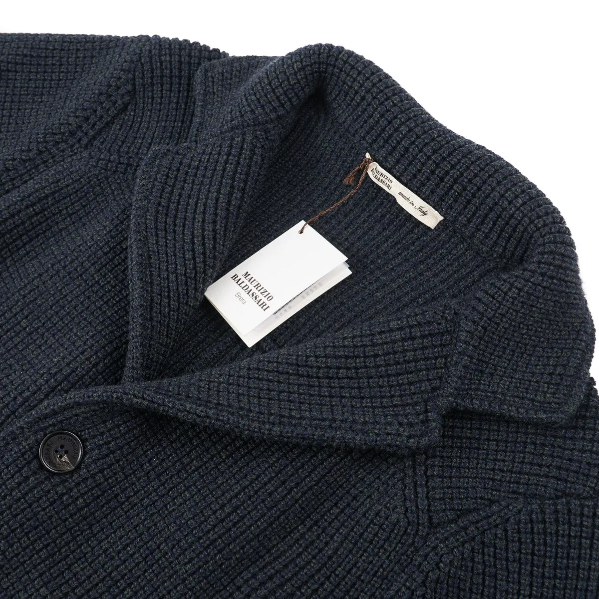 Maurizio Baldassari Knit Wool Sweater-Blazer