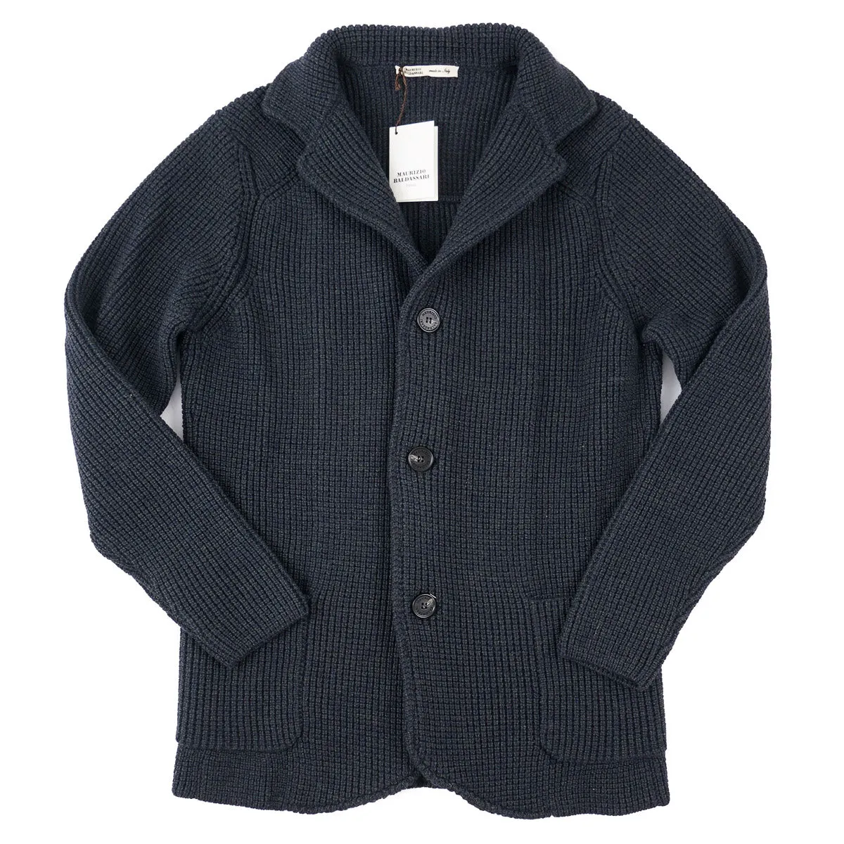 Maurizio Baldassari Knit Wool Sweater-Blazer