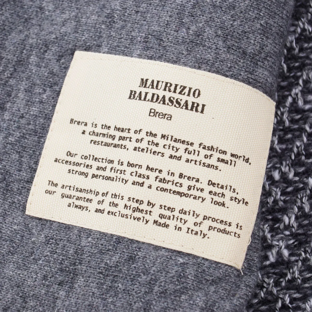 Maurizio Baldassari Piquet Knit Sweater-Jacket