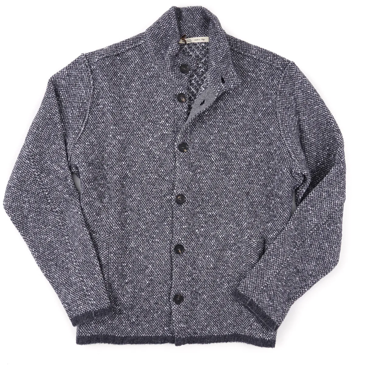 Maurizio Baldassari Piquet Knit Sweater-Jacket