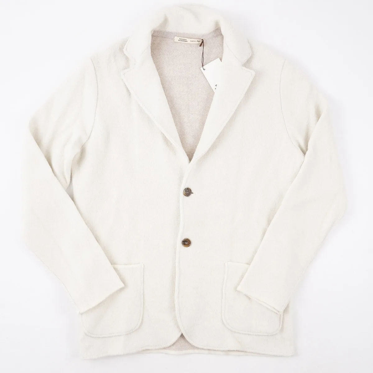 Maurizio Baldassari Plush Wool Sweater-Blazer