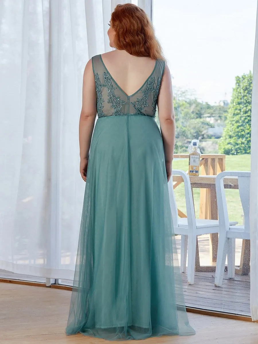 Maxi Long Elegant Ethereal Tulle Prom Dress