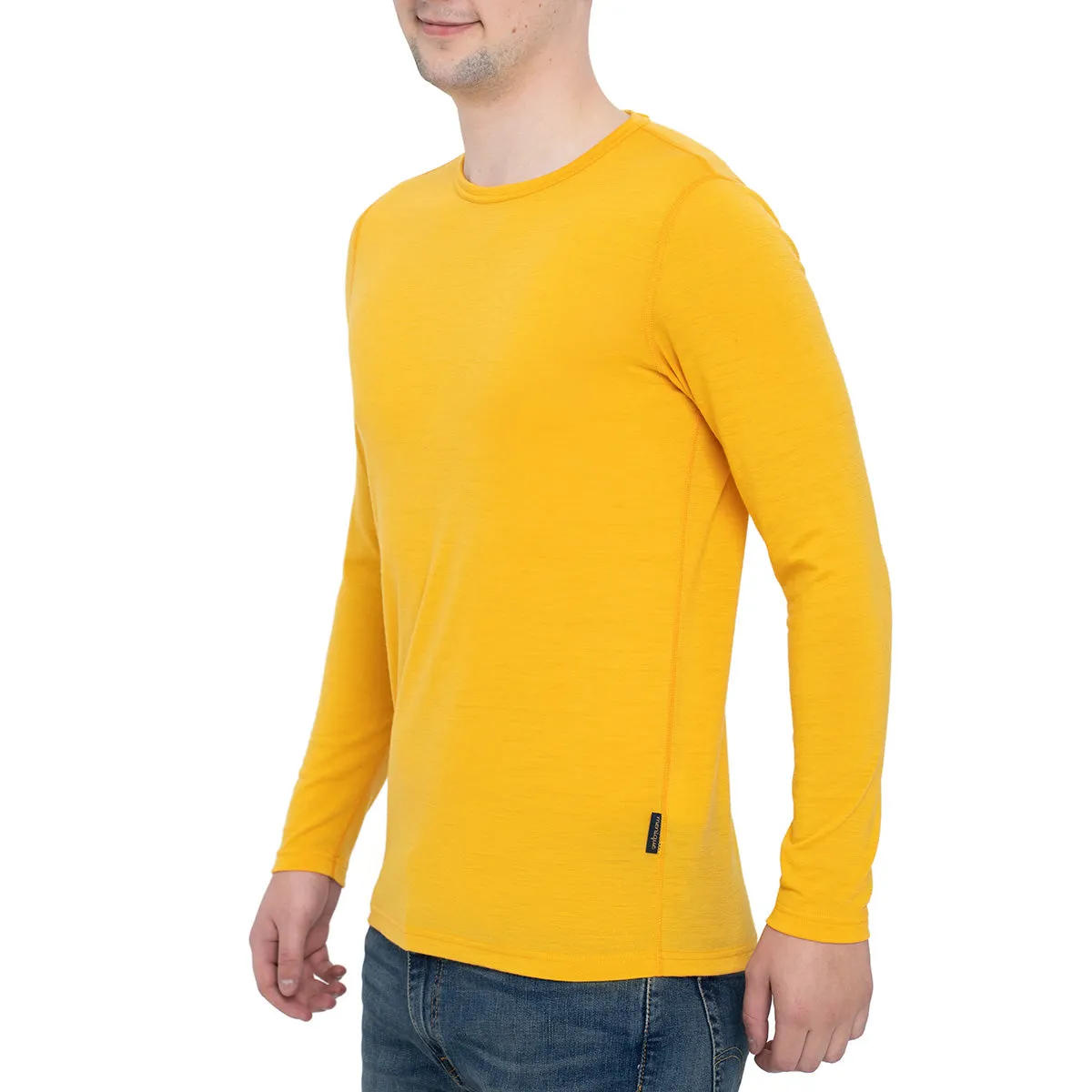 MENIQUE Long Sleeve Crew Power Mango