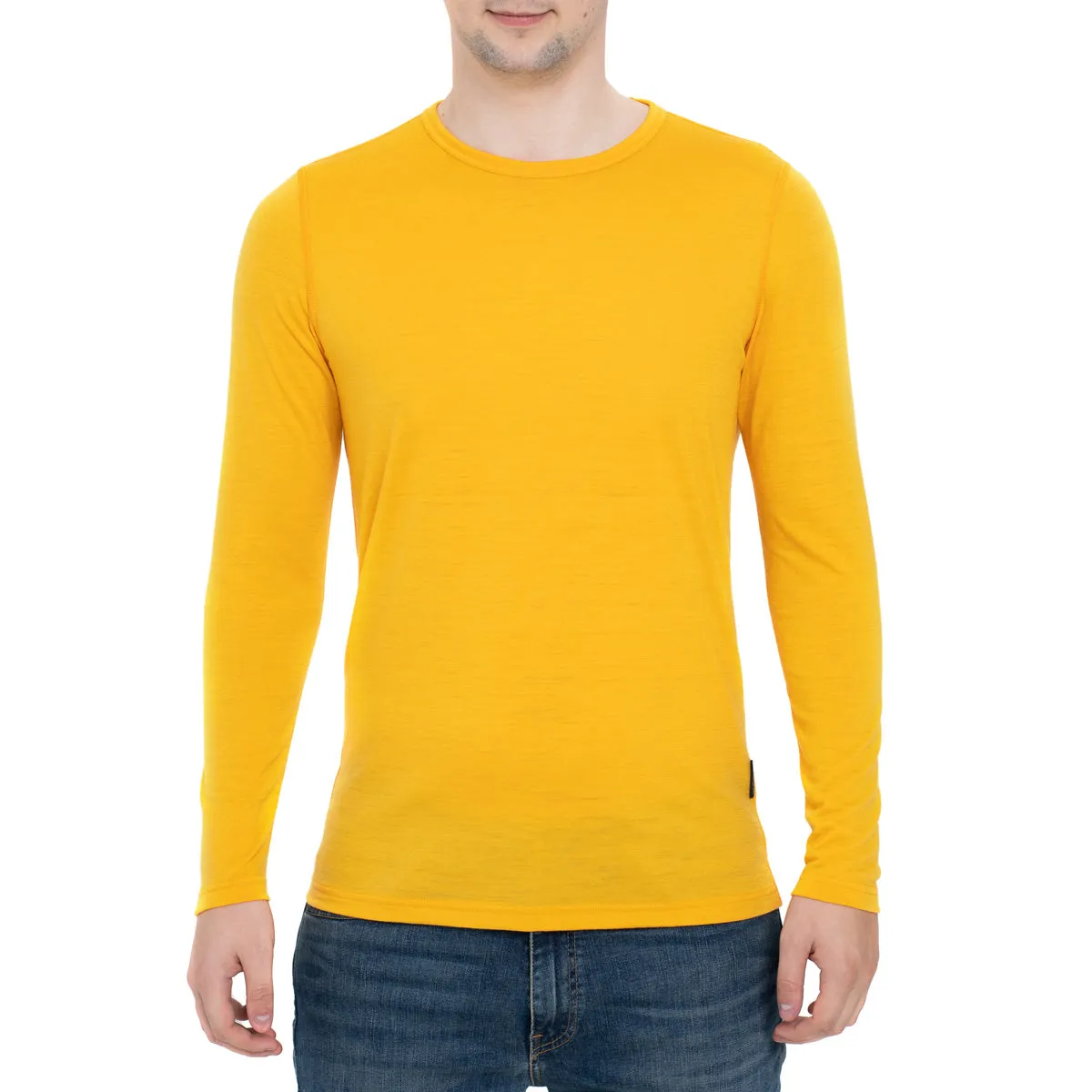 MENIQUE Long Sleeve Crew Power Mango