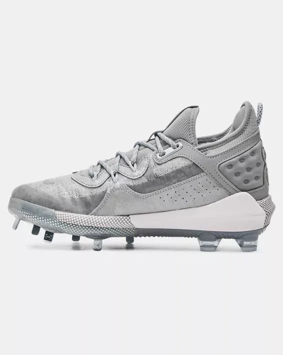 Men's Under Armour Harper 8 Low ST Baseball Cleats | Silver