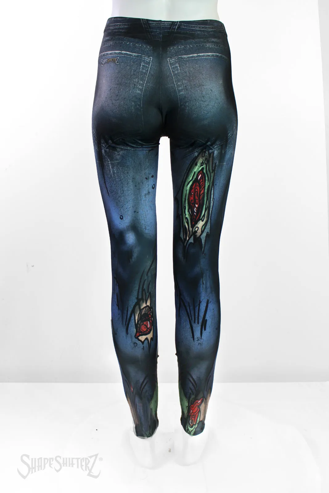 Men's 'ZOMBIE JEAN LEGGINGS'- Sportswear/Costume