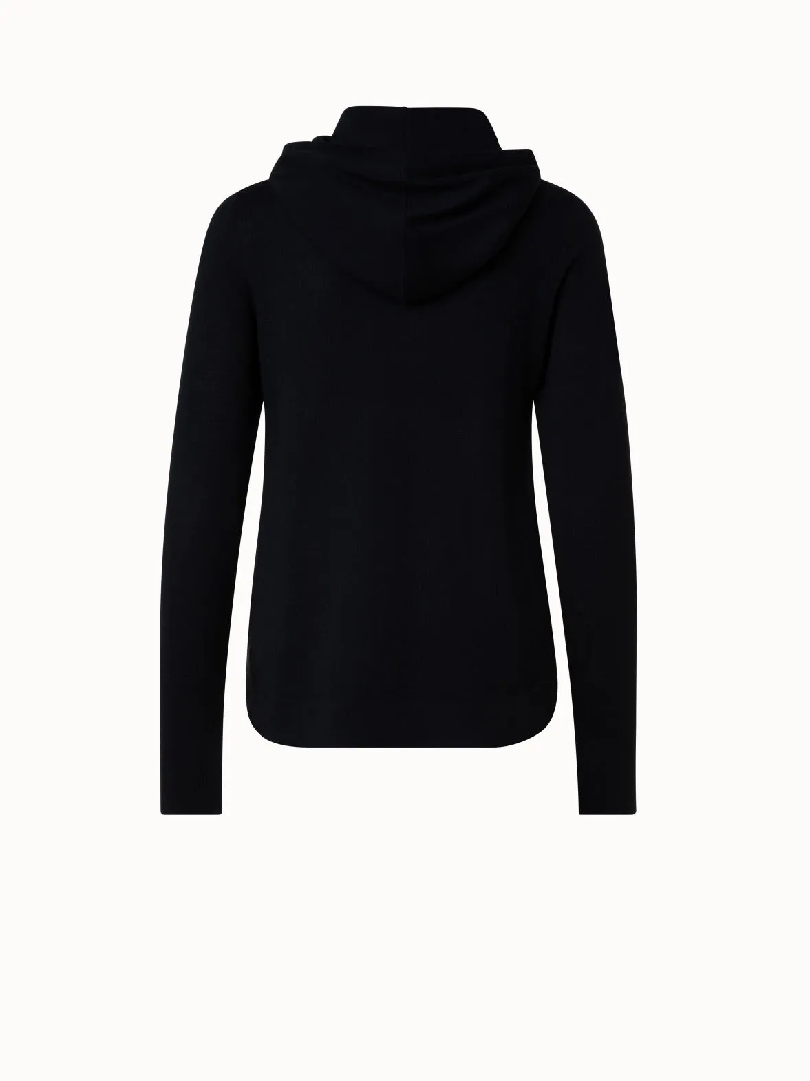 Merino Wool Knit Hoodie