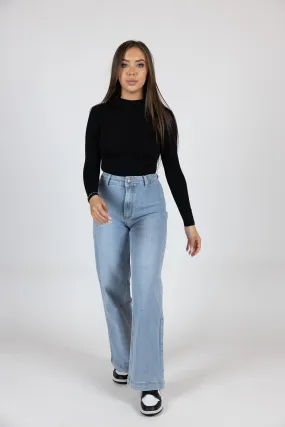 Mika High Rise Straight Leg Jeans