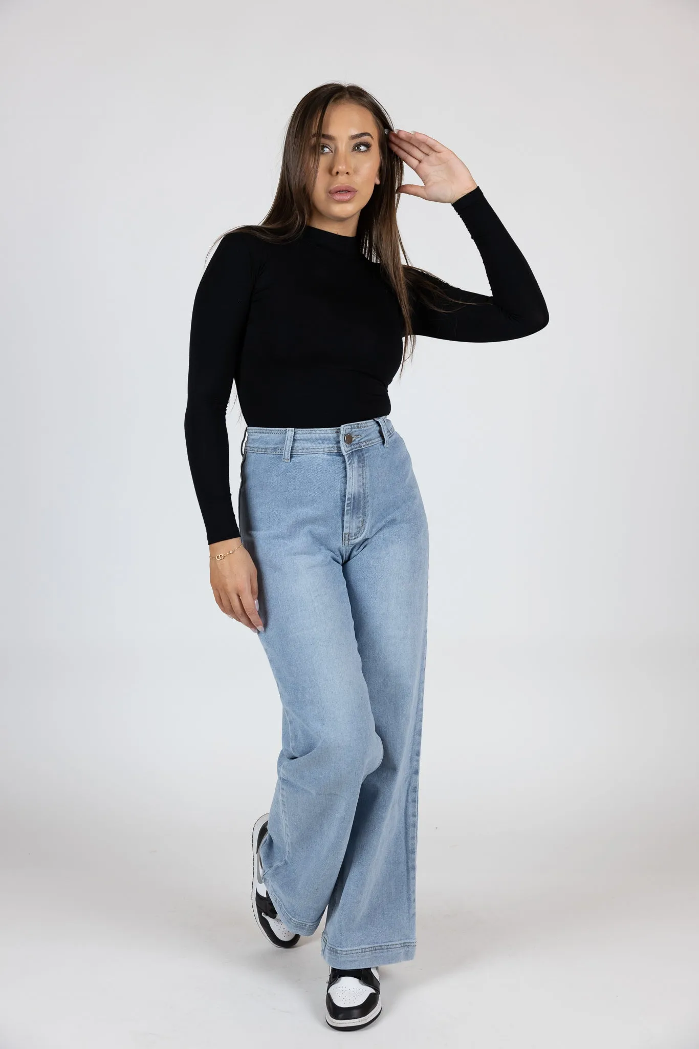 Mika High Rise Straight Leg Jeans