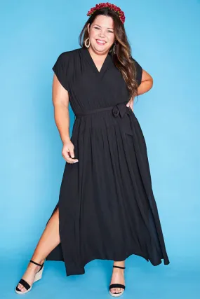 Miley Black Maxi Dress