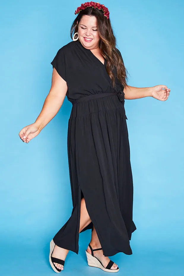 Miley Black Maxi Dress