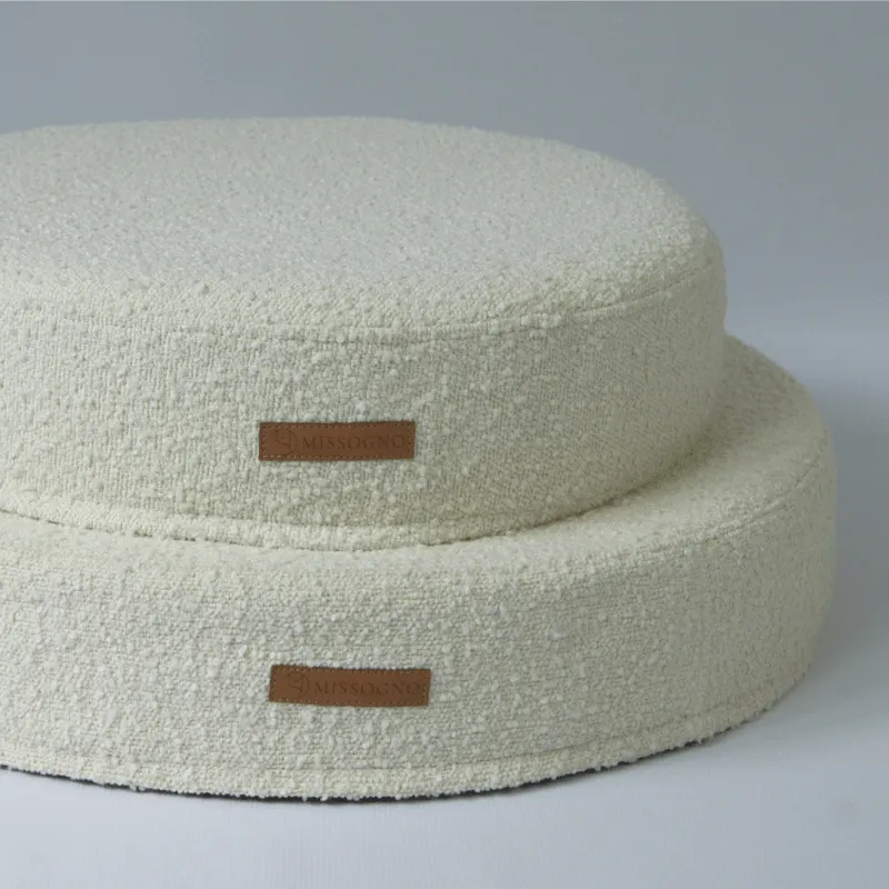 MISSOGNO Prestige Boucle Round Pet Bed