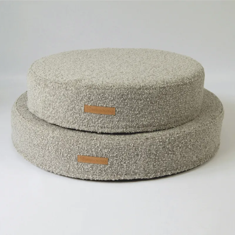 MISSOGNO Prestige Boucle Round Pet Bed