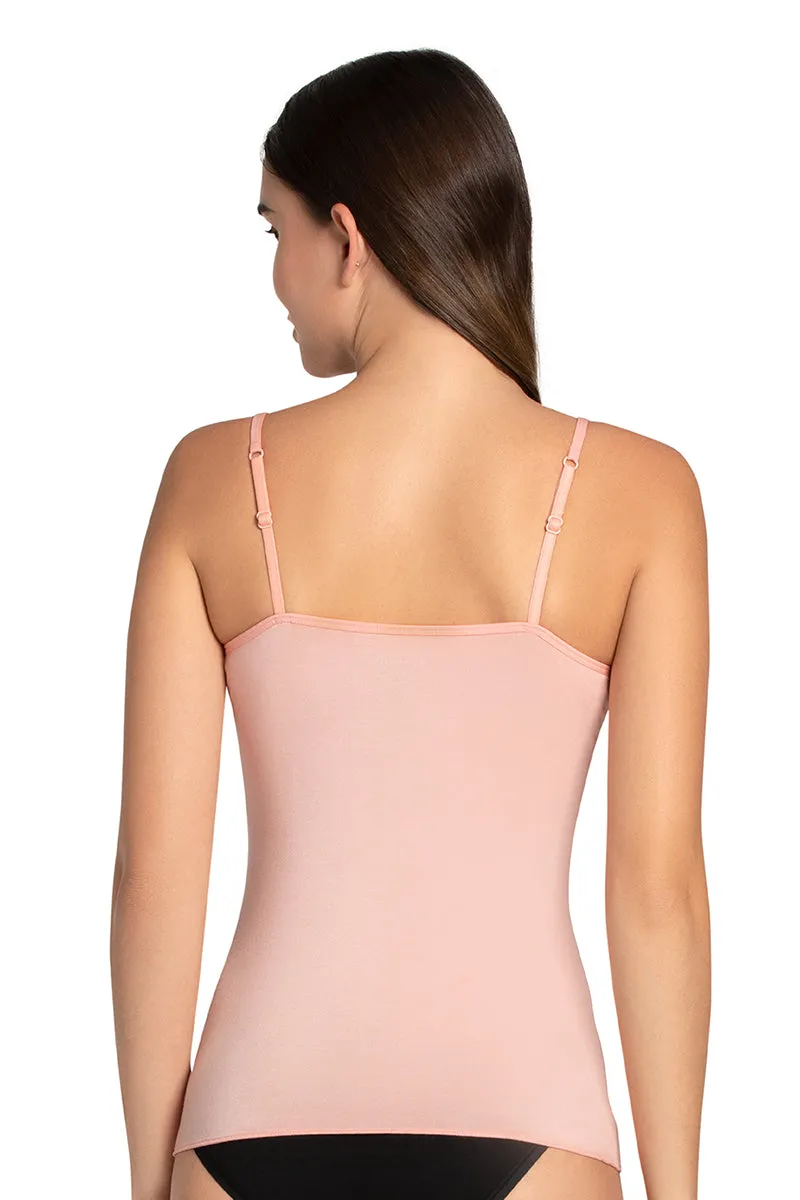 Modal Lace Camisole (Pack of 2) - Temp_Imp Pink