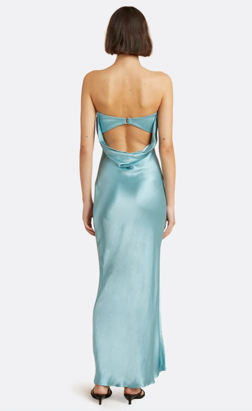 Moondance Strapless Dress Seaspray