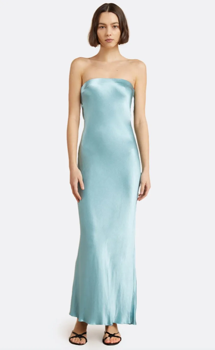 Moondance Strapless Dress Seaspray